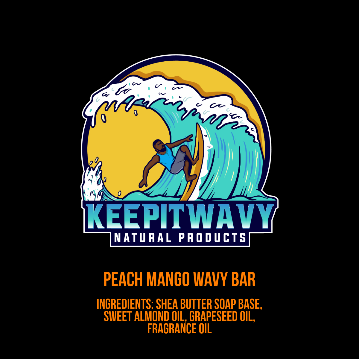 Peach-Mango Wavy Bar